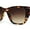 Tortoise White - Brown, variant on Womens Luxury Fashion Oversize Thick Temple Horn Rim Diva Sunglasses White Black Brown