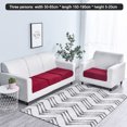 thumbnail image 1 of CAROOTU Solid Color Thicken Elastic Sofa Seat Cushion Cover Furniture Protector Corn, 1 of 5
