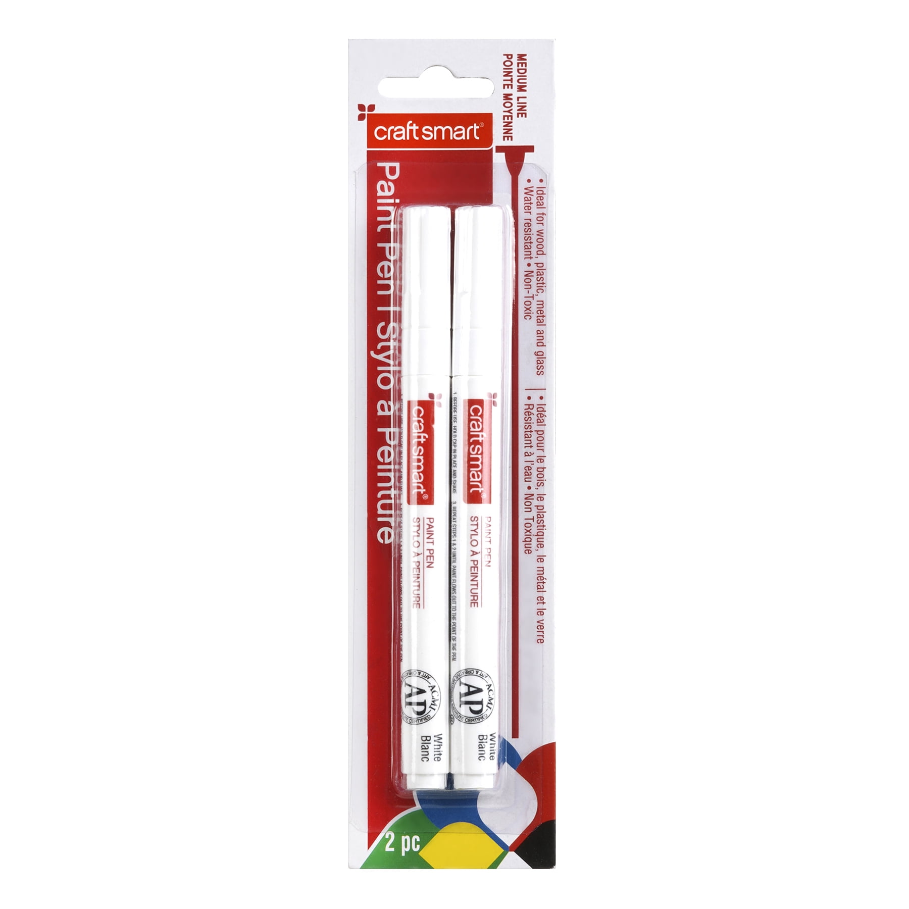 12 Packs: 2ct. (24 total) Medium Line Paint Pens by Craft Smart