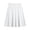 02 White, variant on Women's High Waist A-Line Flowy Midi Skirt, White, M