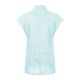 thumbnail image 4 of Blusa de algodón para mujer, cuello alto, abotonado lateral, manga corta, tallas grandes, moda Abanopi Blusa de mujer, 4 of 7