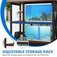 thumbnail image 5 of Uforic 10-29-37 Gallon Fish Tank Stand with Power Outlets, 3-Tier Heavy Duty Metal Aquarium Stand Adjustable Storage Shelf,450LBS Capacity, Rustic Brown, 5 of 10