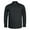 Black, variant on Kariban Mens Long Sleeve Mandarin Collar Shirt