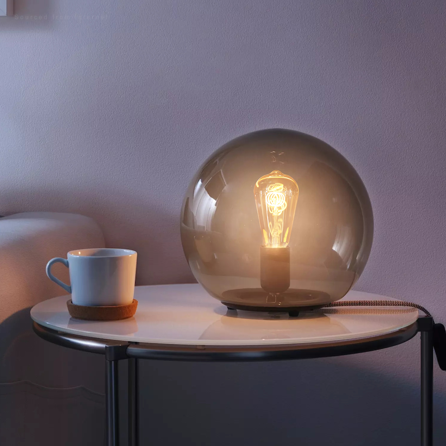 6Pack ST64 LED Light Bulb Dimmable, LED Vintage Edison Bulbs, E26 Base, Antique Squirrel Cage Bulbs, 2000K Amber Light