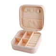 thumbnail image 1 of Caja de joyería pequeña, organizador de joyas, soporte de exhibición, caja de almacenamiento de joyería, estuche de almacenamiento de joyería para pul Rosa, 1 of 8