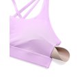 thumbnail image 4 of Sostén CRZ YOGA Naked Feeling con tirantes y copa acolchada, soporte medio, lila, 4 of 4