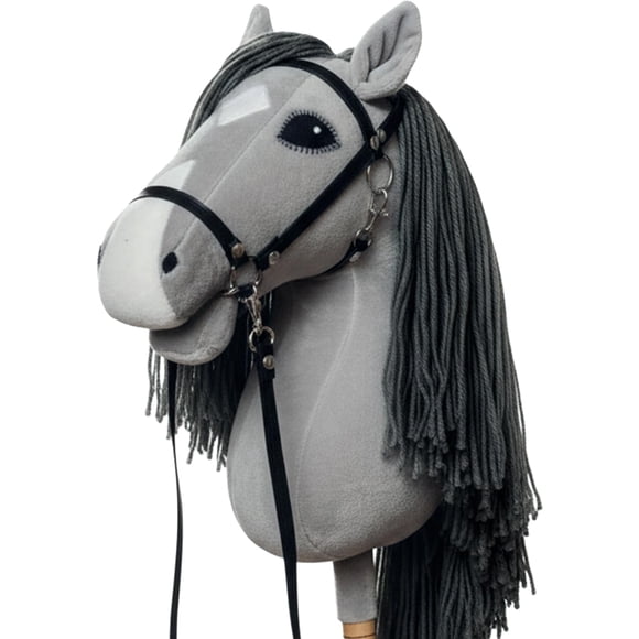 WALIKI Pro Stick Horse for Teens, Kids & Adults | 30” Plush Hobby Horse with Wooden Handle | Cowboy Pretend Play Pony | Ideal for Hobby Horse Racin