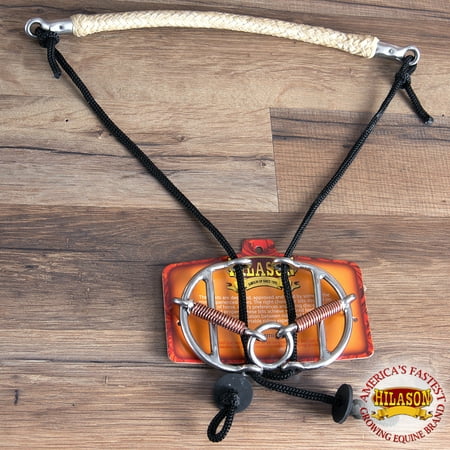 HILASON WESTERN STAINLESS STEEL COPPER WRAPPED SNAFFLE 5