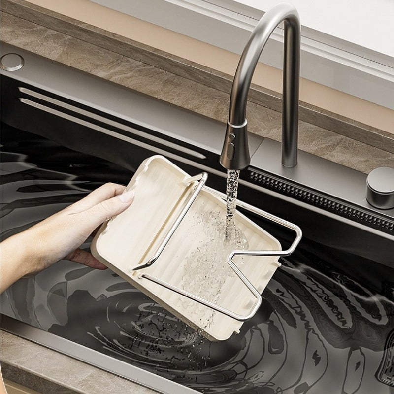 Multifunctional Pot Lid Organizer - Countertop Kitchen Utensil Holder for Lids, Spatulas & Utensils