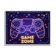 thumbnail image 5 of Stupell Industries Vivid Neon Style Game Zone Arcade Gamer Sign , 14 x 11, Design by Ziwei Li, 5 of 5