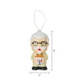 thumbnail image 5 of KFC Colonel Sanders Decoupage Holiday Ornament, White, Plastic, Collectible, by Ruz, 5 of 5