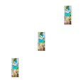 thumbnail image 1 of Redempat 2pcs/set Add Touch Of Elegance To Space With 3D Door Stickers Instantly Change Look Of Room PVC 3D Door Mural Sticker As Shown L: 90*200cm 3Set, 1 of 6