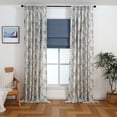 thumbnail image 5 of Everyday Celebration Chenille Blackout Cordless Roman Shade for Living Room, Bedroom 29x64" Slate Blue, 5 of 8