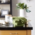 thumbnail image 5 of DII Terry Waffle Solid Dishtowel Set 4 Piece, Antique Green, 5 of 5