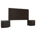 thumbnail image 4 of Recamara Kessa Muebles  Eva King Size 5 Piezas Café, 4 of 19