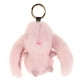 thumbnail image 1 of Lindo llavero de conejito de peluche kawaii, llavero de conejito rosa esponjoso, llavero estético para coche, accesorio para mujer, 1 of 7