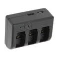 thumbnail image 3 of 801 Camera Battery Triple Charger Portable 3 Channel USB Charger for AHDBT-801 Battery, 3 of 7
