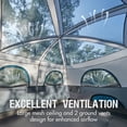 thumbnail image 5 of PORTAL Family Camping Tent for 6/8/10 People with Porch Tall Height Good Ventilation Water Resistant Ideal for Outdoor Camping Backyard, 5 of 7