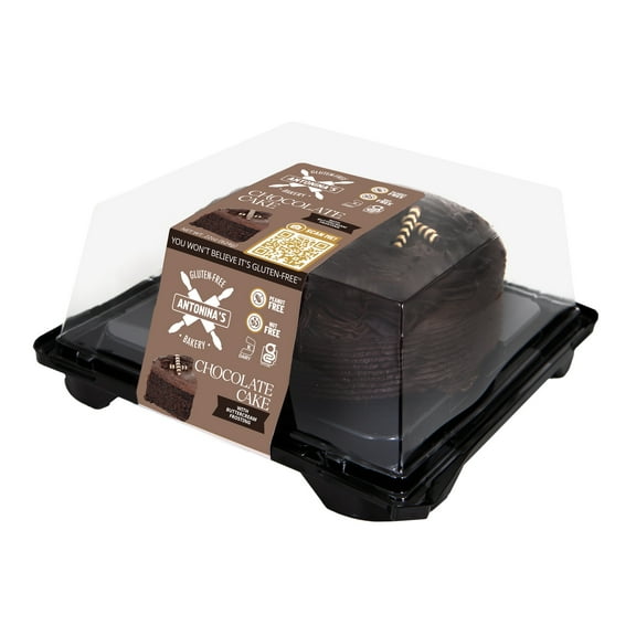 Antonina's Gluten-Free Bakery Frozen Kosher Chocolate Cake with Chocolate Buttercream, 18oz, 1 Count