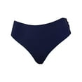 thumbnail image 4 of Conairie Bikini Bottoms For Women Full Coverage High Cut Bathing Suit Lightweight Ruched Scrunch Swimsuit Bottom Navy S, 4 of 4