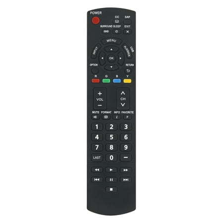New N2QAYB000806 Replace Remote Control compatible with Panasonic TV TC-50PU542 TC-60PU54 TC-L32X5 TC-L32X51 TC-P42X5 TC-P42X52 TC-P50U502 TC-P50U50T TC-P50U50T2 TC-P50X5 TC-P60U502 TCL50EM5