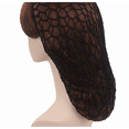 thumbnail image 2 of 3 Piezas Red de Pelo de Malla Gorro de Redecilla de Punto de Rayón Suave Redecilla de Ganchillo para Dormir Cubierta de Redecilla de Pelo Largo Gorro de Redecilla de Ganchillo Fundas para el Cabello, 2 of 8