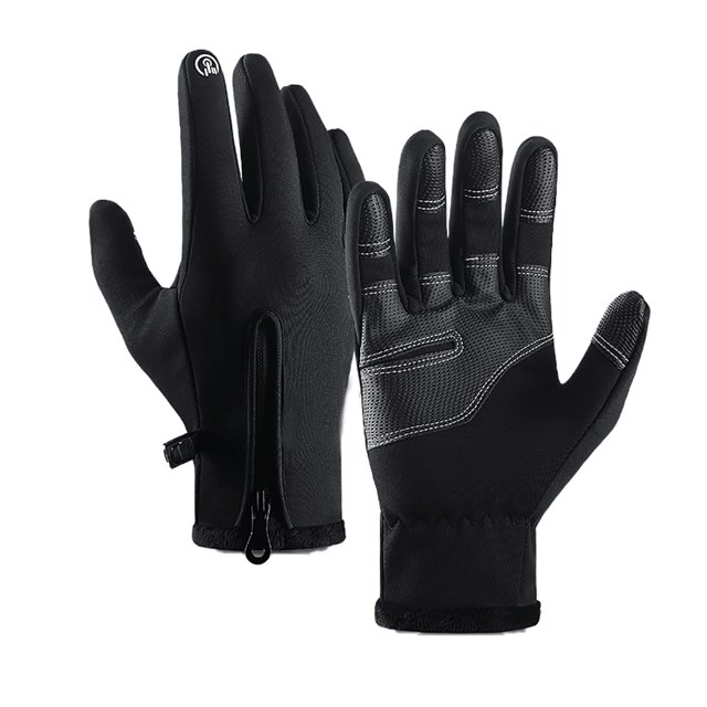 Guantes de invierno para hombres y mujeres, guantes cálidos para mensajes de texto con pantalla táctil con forro de punto suave térmico, guantes térmicos a prueba de frío