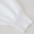 thumbnail image 5 of Suéter de punto blanco de una sola botonadura a la moda para mujer, cuello en V vintage, mangas largas, atuendos elegantes para mujer, 5 of 5