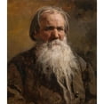 thumbnail image 3 of Vasily Dmitrievich Polenov 15x17 Black Modern Framed Museum Art Print Titled - Portrait of Vasily Petrovich Shchegolyonok (1879), 3 of 5