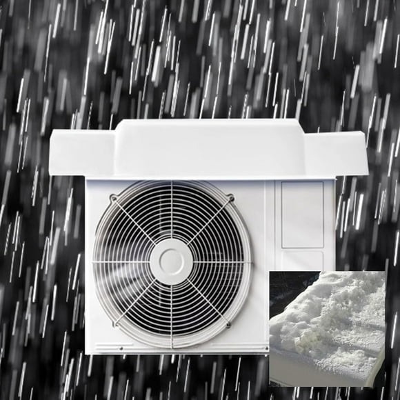 Mini Split Air Conditioner Cover and Heat Pump Cover, Outdoor Unit Protection for All Seasons- Weatherproof Air Conditioning Cover with Easy Installation(110x47X17cm)