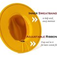 thumbnail image 4 of SURJDE Women Belt Buckle Fedora Hat, 4 of 6