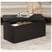 thumbnail image 2 of InRoom Designs Upholstered Storage Bench Ottoman, 2 of 2