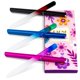 thumbnail image 1 of EAONE Lima de uñas de cristal con estuche, paquete de 3 limas de uñas grabadas de doble cara para uñas naturales, herramienta profesional para el cuidado de las uñas, calcetines para mujeres y niñas,, 1 of 4