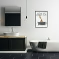 thumbnail image 3 of Stupell Industries Giraffe Bathroom Tub Animals & Insects Painting Black Framed Art Print Wall Art, 24 x 30, 3 of 9
