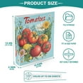 thumbnail image 3 of FORMRS 3 Ring Binder 1.5 inch with Pockets Set of 2 Clip Board 200 Sheets Capacity, Orange Floral Tomatoes, 3 of 8