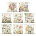 thumbnail image 2 of Flmtop 1pc Taies d'Oreiller Douces avec Fermeture à Glissière Cachée Série de Ressort Imprimé Jeter Taie d'Oreiller Fade-Résistant Coussin Cas Confortable et Doux Coussin Housse Oreillerslip Décor, 2 of 10