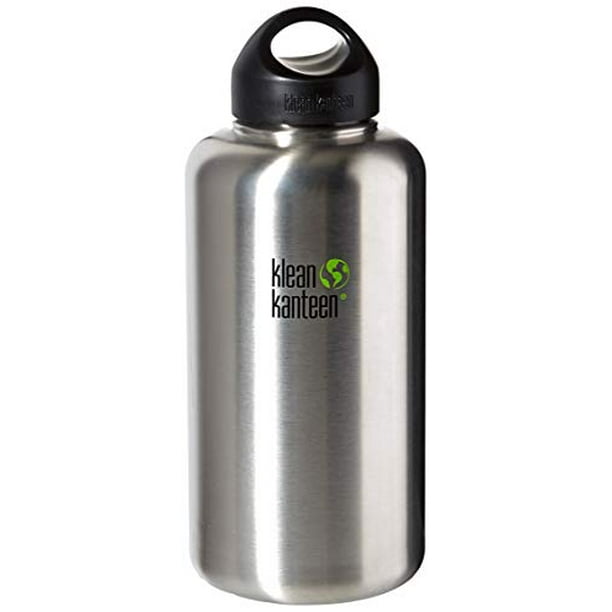 Klean Kanteen Wide Mouth Single Wall Stainless Steel Water Bottle with