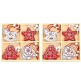 thumbnail image 2 of Decoraciones para árboles de Navidad 24 piezas Colgantes navideños de madera Decoración navideña Colgantes de madera Árbol de Navidad Decoraciones para árboles de Navidad de madera F, 2 of 5