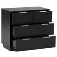 thumbnail image 2 of Hassch Dresser with 4 Drawers, Closet Organizer for Living Room, Entryway, Home Office, 26.38"H, Black, 2 of 7