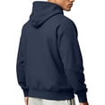 thumbnail image 6 of Ceisia Men Waffle Knit Stand Collar Full Zip Fleece Jacket Loose Fit Long Sleeve Pocket Daily Casual Outer Coat Gift, 6 of 9