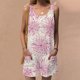 thumbnail image 5 of Mameluco de bolsillo con estampado informal para mujer Mono corto sin mangas con vendaje Mono Fridja  fhjkhfk460461, 5 of 7