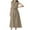 Beige, variant on YanHoo Women's Tank Dresses Linen Sleeveless Crew Neck Tie Waist Midi Dress Summer Casual Solid Dress