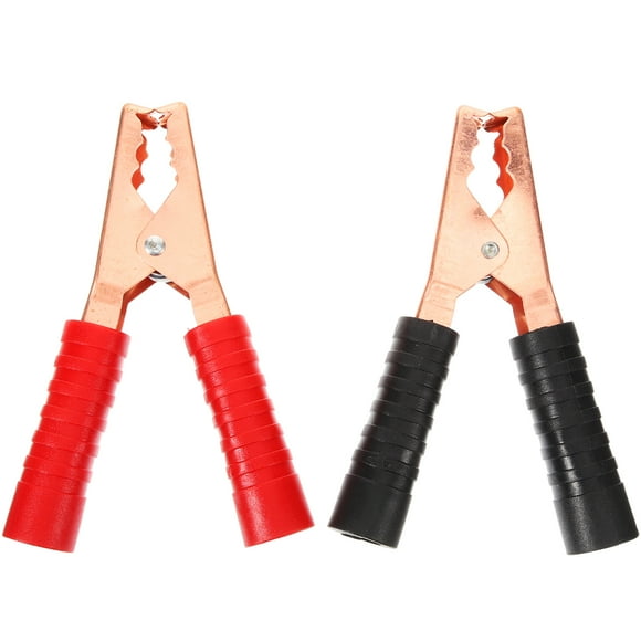 1 Pair Jumper Cable Clamp Alligator Clip Jumper Cable Car Jumper Cable End Jump Starter Cable
