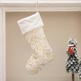 thumbnail image 5 of Xuniizn Christmas Stockings Bulk, Assorted Festive Xmas Stockings for Fireplace Mantel Decor, Traditional Holiday Ornaments, Christmas Decorations for Home, Plush, Beige, 5 of 7