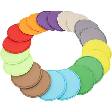 20Pcs Round Floor Cushions, Round Flexible Seating, Soft Colorful Floor Pillow for Kids Home School Classroom Reading Nursery Supplies