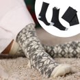 thumbnail image 4 of Calcetines calefactables,Calcetines térmicos eléctricos lavables para hombre y mujer,Calcetines calefactables para acampar,hacer senderismo,esquiar y Temperatura constante negra, 4 of 6