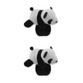 thumbnail image 3 of Masteelf 2pcs Mini Panda Plush Handlebar Ornament Adorable Bicycle Decoration for Kids Cute Bike Accessory for Mountain and Road Bikes Panda Stuffed Animal for Handlebars, 3 of 8