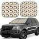 thumbnail image 1 of Balery Guitar Parasol para parabrisas de coche de 2 piezas | Parasol plegable para parabrisas delantero de coche para la mayoría de sedanes-Large, 1 of 6