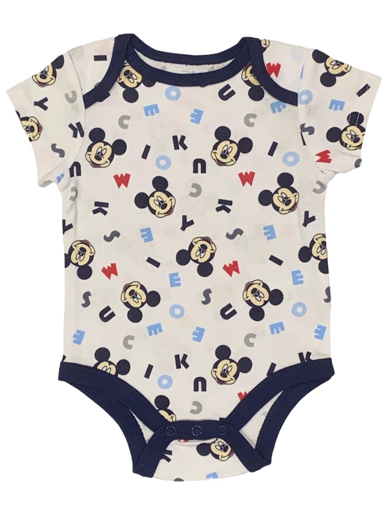 Disney Mickey Mouse 4 Piece Bodysuit and Pants Layette Set (Baby Boys)
