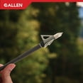 thumbnail image 4 of Allen Company PowerPoint Archery Broadheads, 3-pack, 100-Grains, Black, 4 of 12